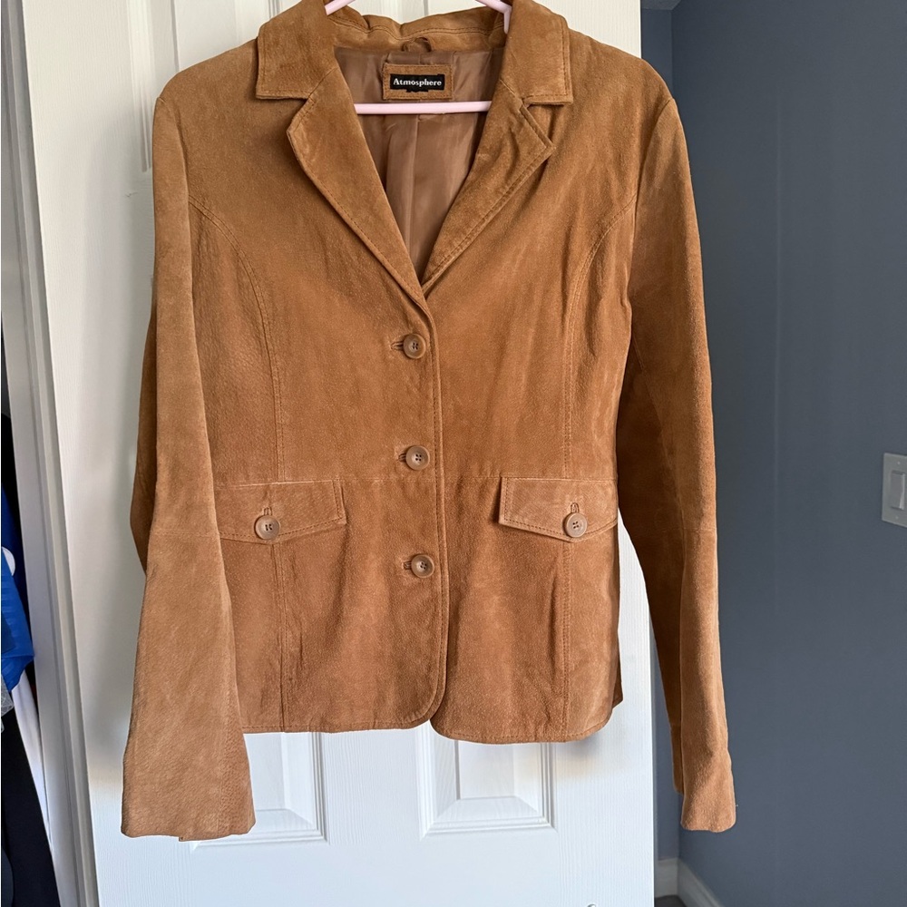 Atmosphere Suede Tan Blazer